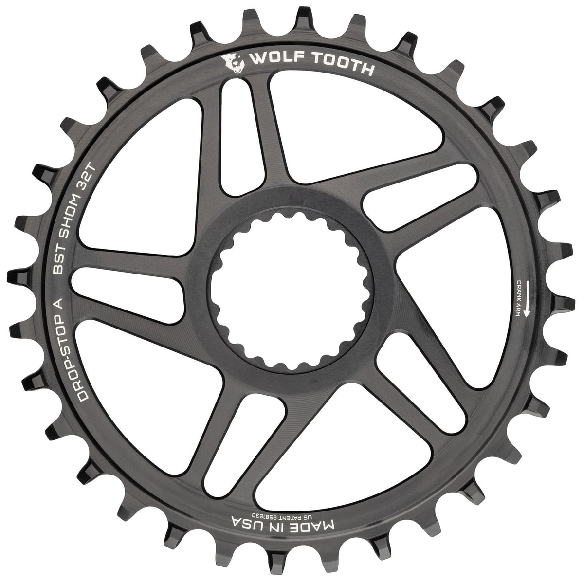 Wolf Tooth Direct Mount Chainrings for Shimano Cranks Drop - Stop ST