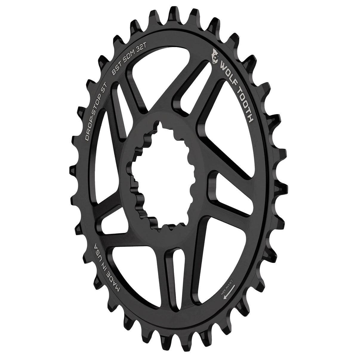 Wolf Tooth Direct Mount Chainrings for SRAM 3 - bolt Cranks Drop - Stop ST