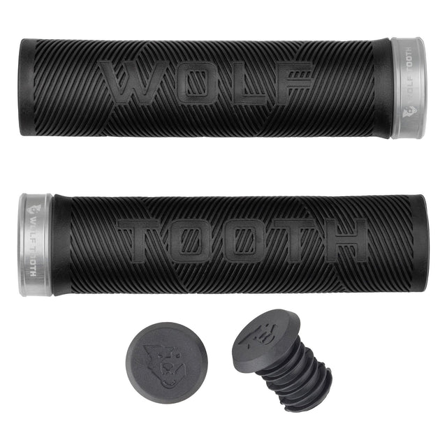 Wolf Tooth Echo Lock - On Grips Raw Silver