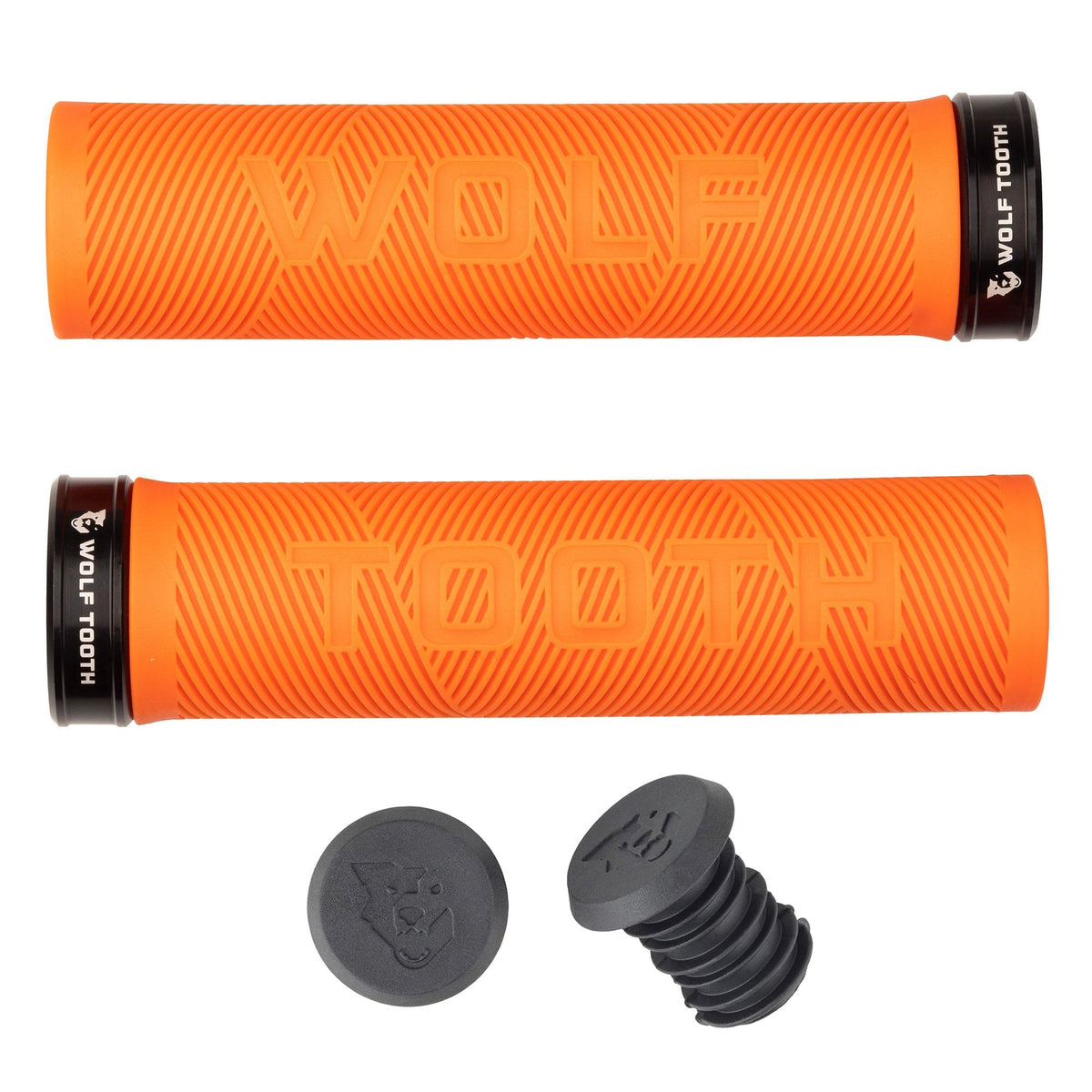 Wolf Tooth Echo Lock - On Grips – Colors Orange