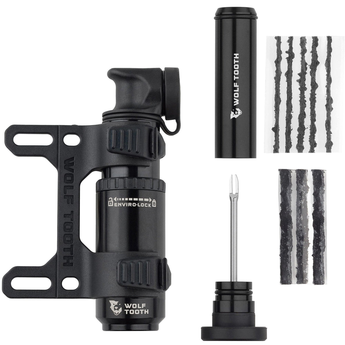 Wolf Tooth EnCase Pump 30cc 30cc Pump with Tubeless Tire Plug Tool