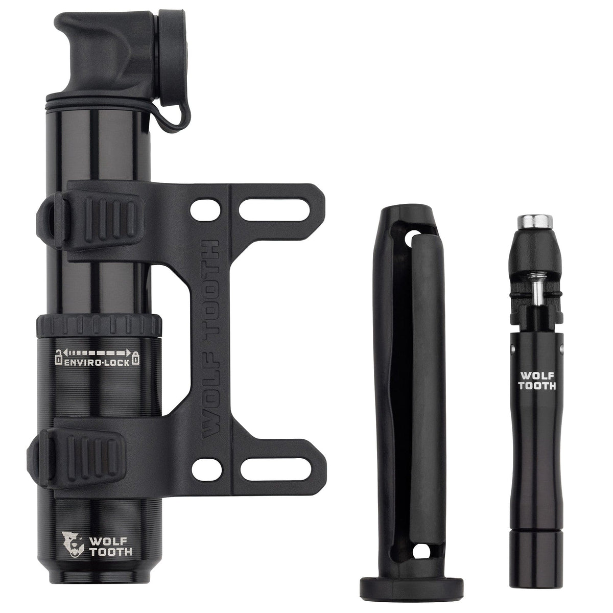 Wolf Tooth EnCase Pump 40cc 40cc Pump with Chain + Tire Plug Multi - Tool