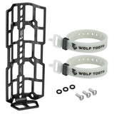 Wolf Tooth Morse Cargo Cage Morse Cargo Cage w/ 2 Straps - Black