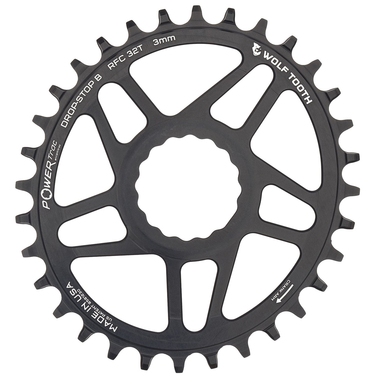 Wolf Tooth Oval Direct Mount Chainrings for Race Face Cinch Drop - Stop B
