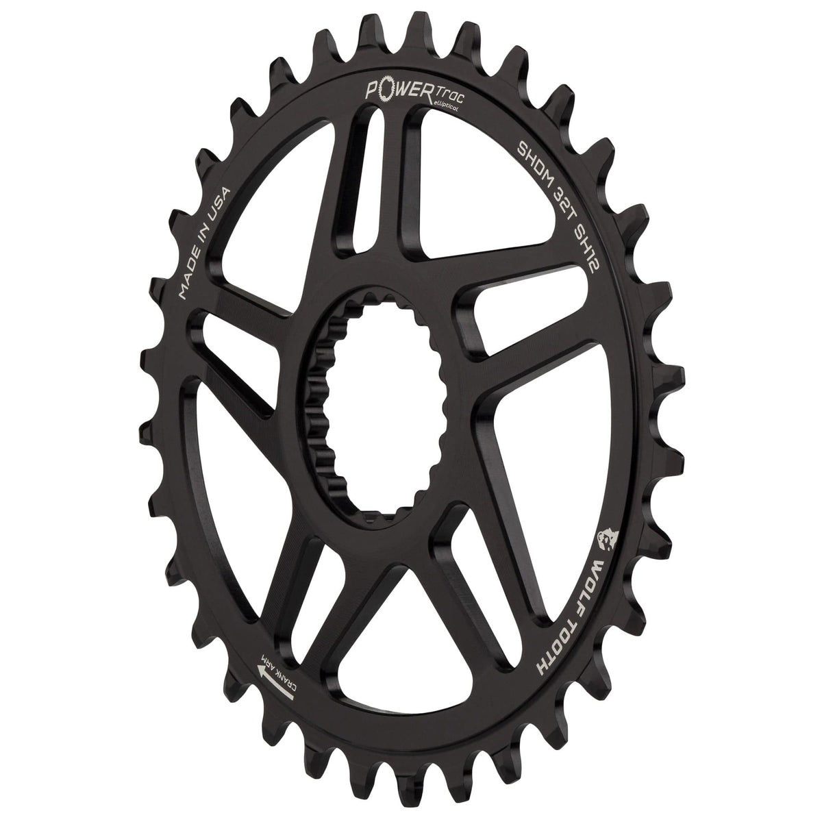 Wolf Tooth Oval Direct Mount Chainrings for Shimano Cranks Drop - Stop ST