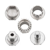 Wolf Tooth Pack Wrench Steel Hex Inserts Silver