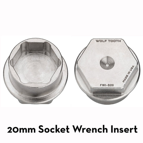 Wolf Tooth Pack Wrench Steel Hex Inserts Silver