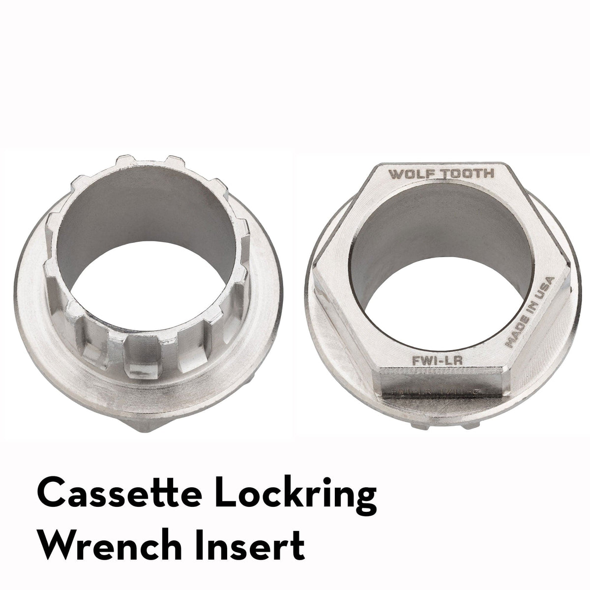 Wolf Tooth Pack Wrench Steel Hex Inserts Silver