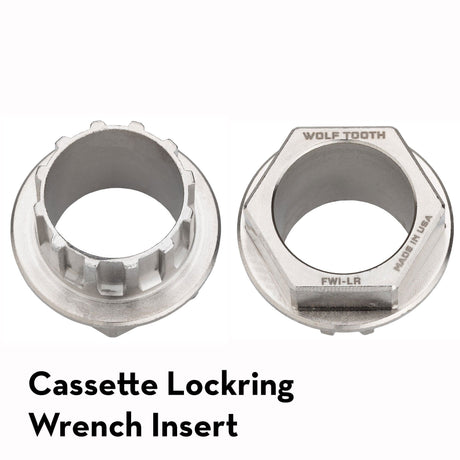 Wolf Tooth Pack Wrench Steel Hex Inserts Silver