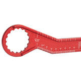 Wolf Tooth Pack Wrench - Ultralight 1 Inch Hex and Bottom Bracket Wrench Lock Ring Wrench