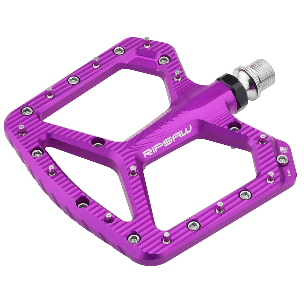 Wolf Tooth Ripsaw Aluminum Pedals Ultraviolet Purple