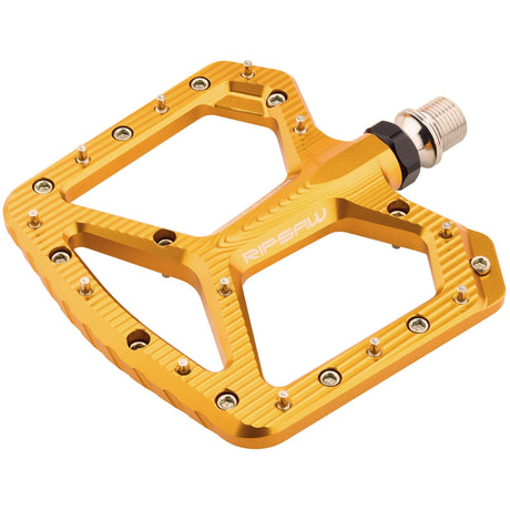 Wolf Tooth Ripsaw Aluminum Pedals Gold