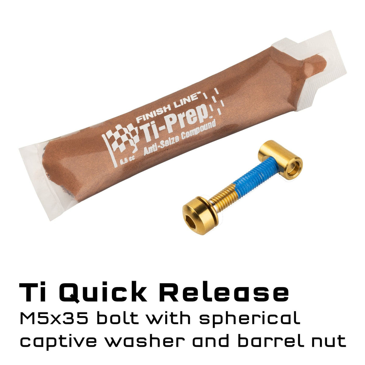 Wolf Tooth Seatpost Clamp Titanium Bolt Hardware Upgrade Kit Bolt Closure