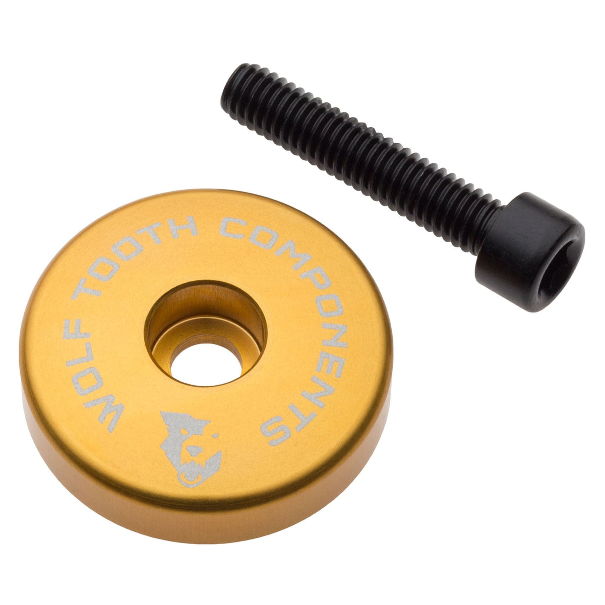 Wolf Tooth Ultralight Stem Cap with Integrated Spacer Aluminum