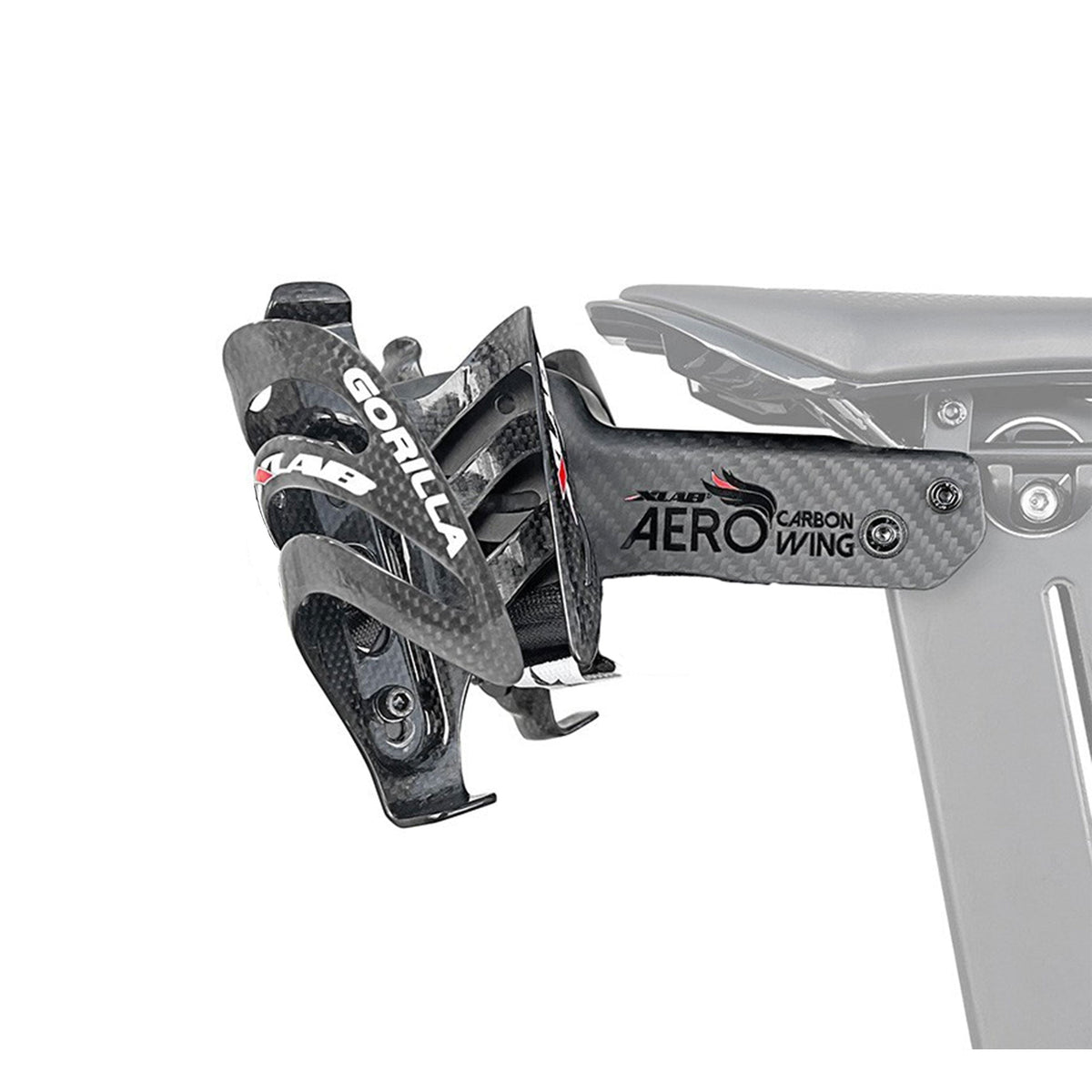 XLAB Aero Carbon Wing System Gen 2 w/Gorilla Cages Gloss Black