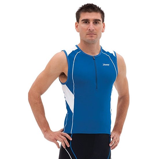 Zoot Endurance Tri Mesh Top Blue / White